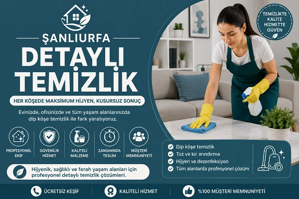 Şanlıurfa Detaylı Temizlik