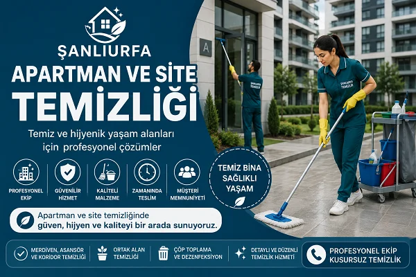 Şanlıurfa Apartman ve Site Temizliği